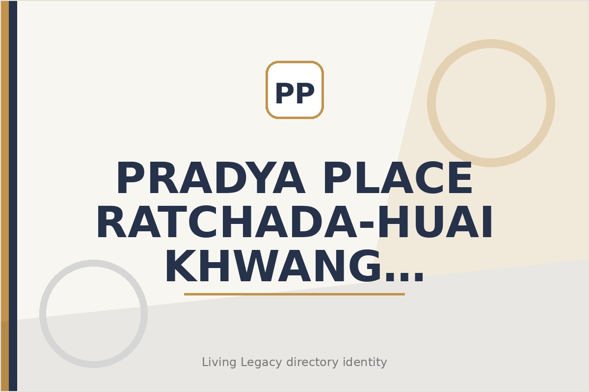 Pradya Place Ratchada-Huai Khwang Condominium project
