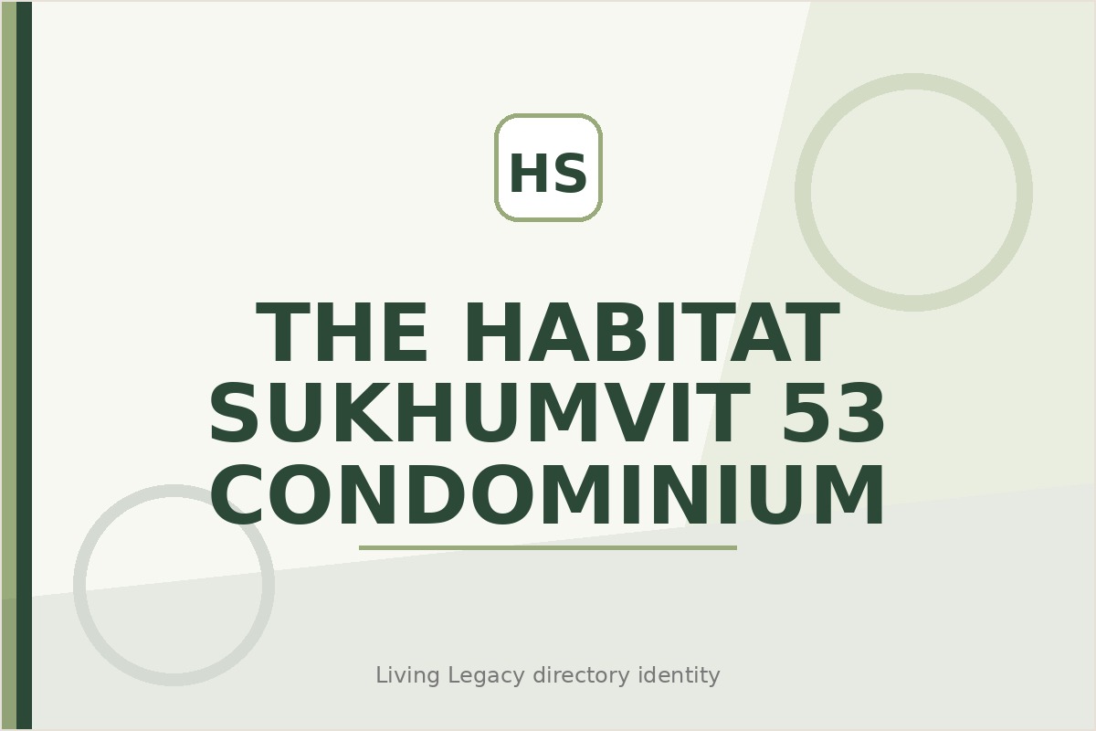 The Habitat Sukhumvit 53 Condominium project