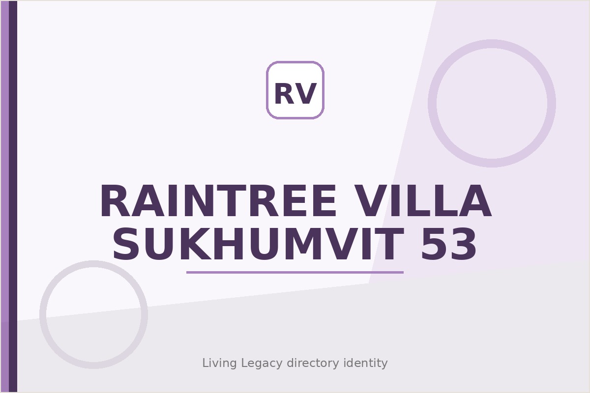 Raintree Villa Sukhumvit 53 project