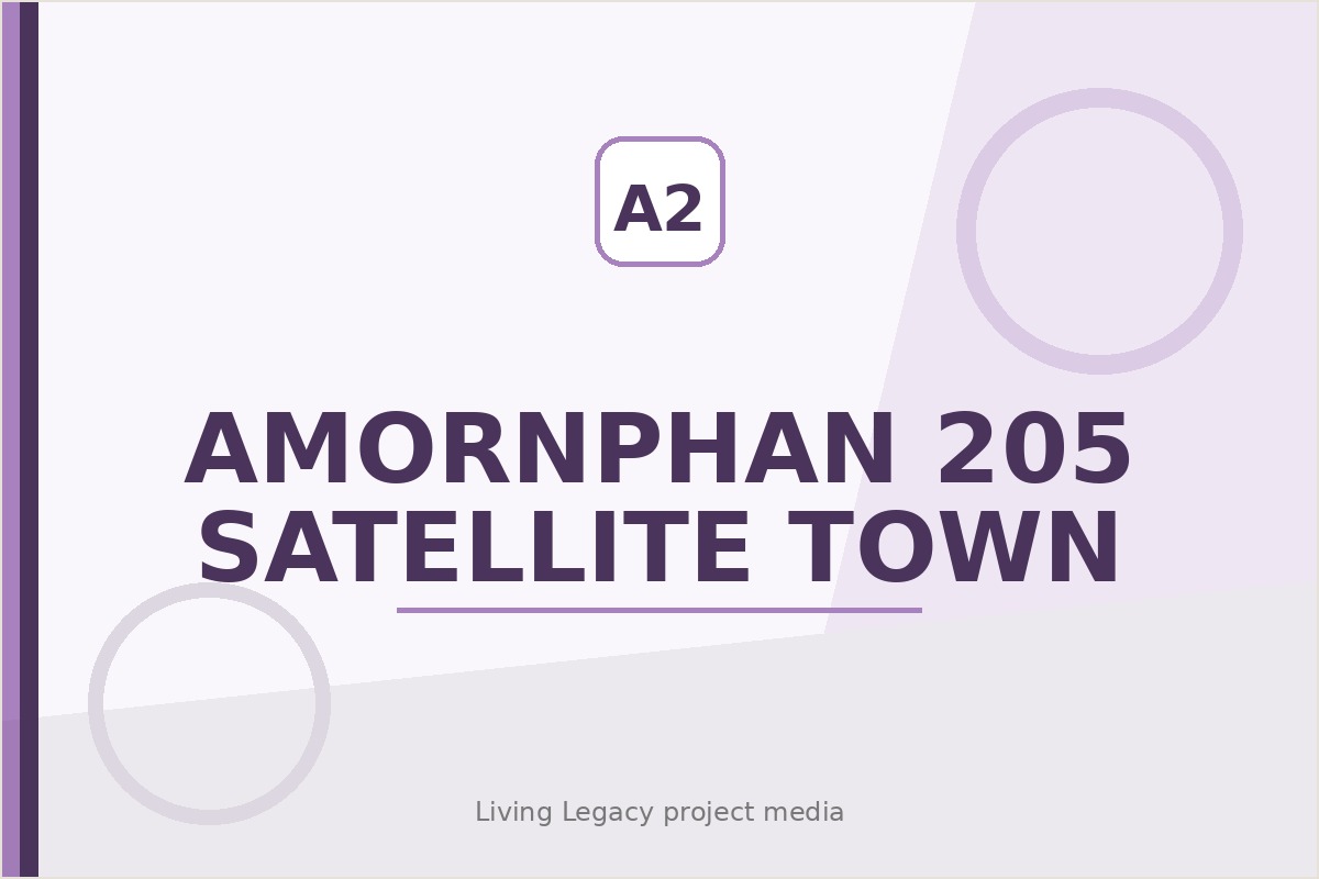 Amornphan 205 Satellite Town project