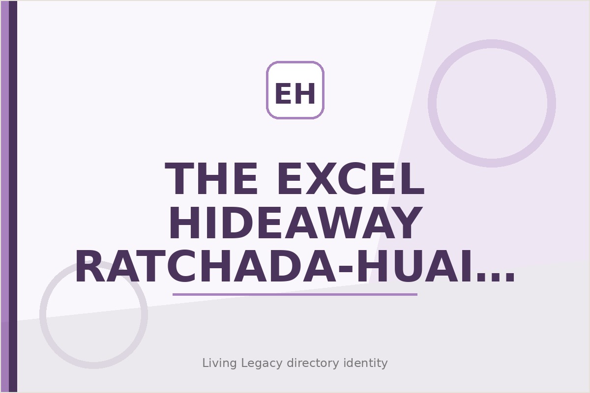 The Excel Hideaway Ratchada-Huai Khwang project