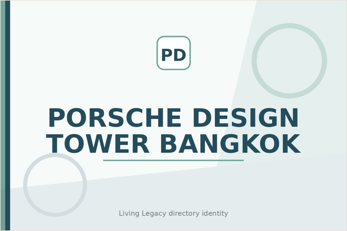 Porsche Design Tower Bangkok project