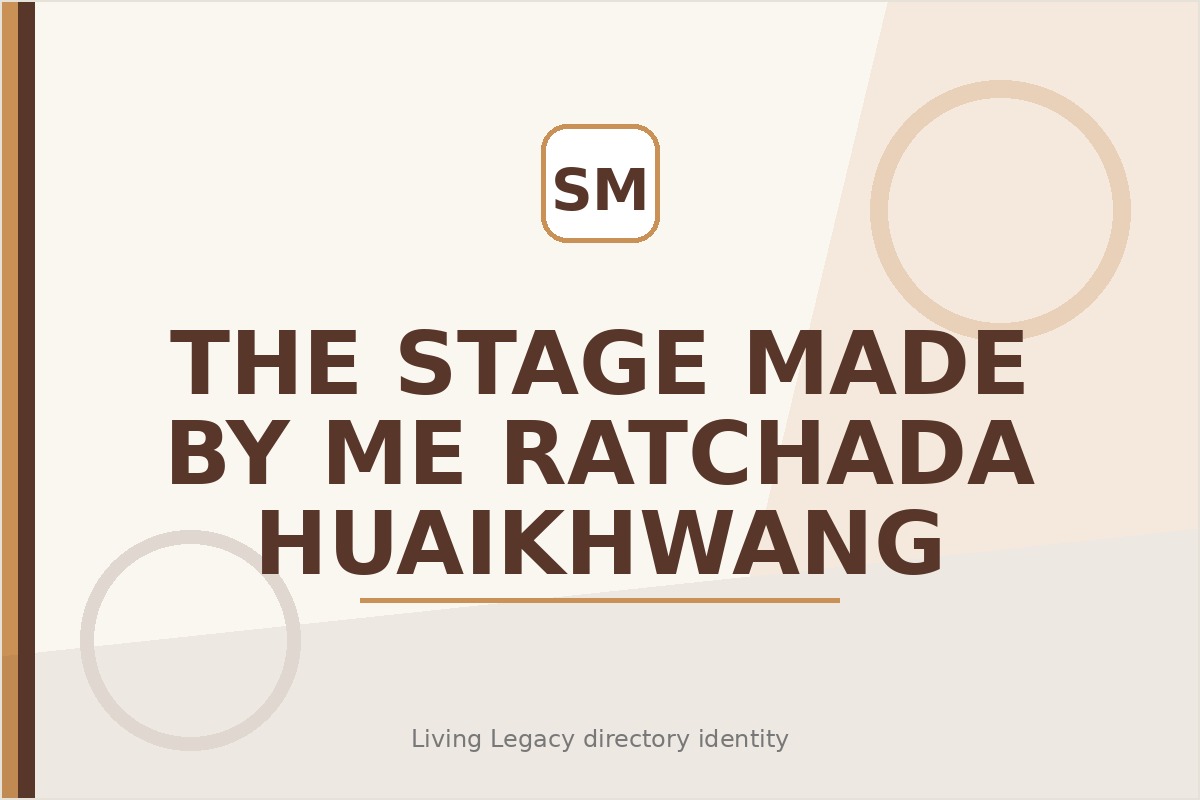 THE STAGE made by me RATCHADA - HUAIKHWANG project