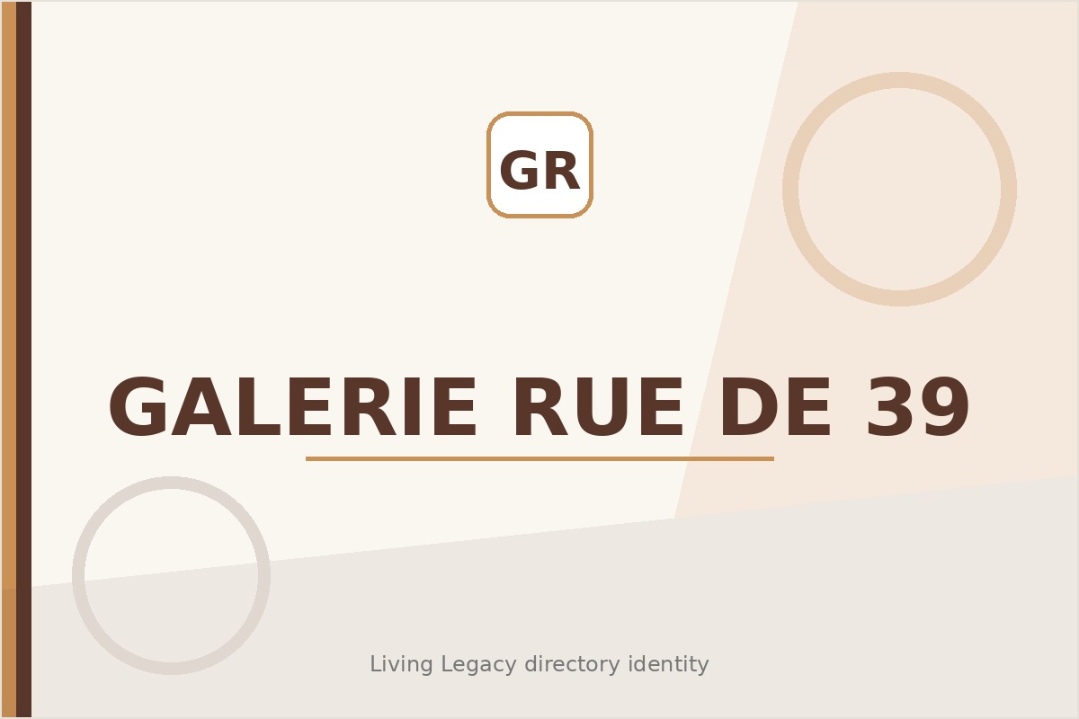 Galerie Rue De 39 project