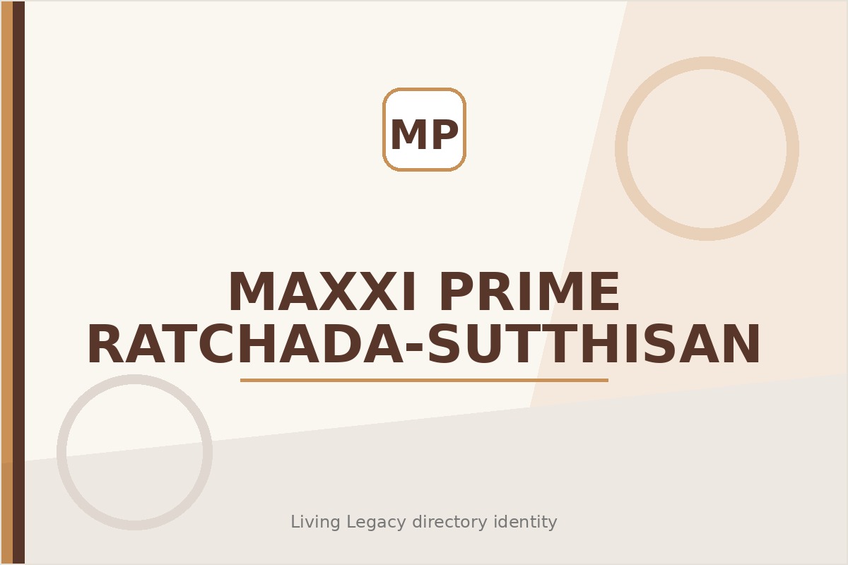 Maxxi Prime Ratchada-Sutthisan project