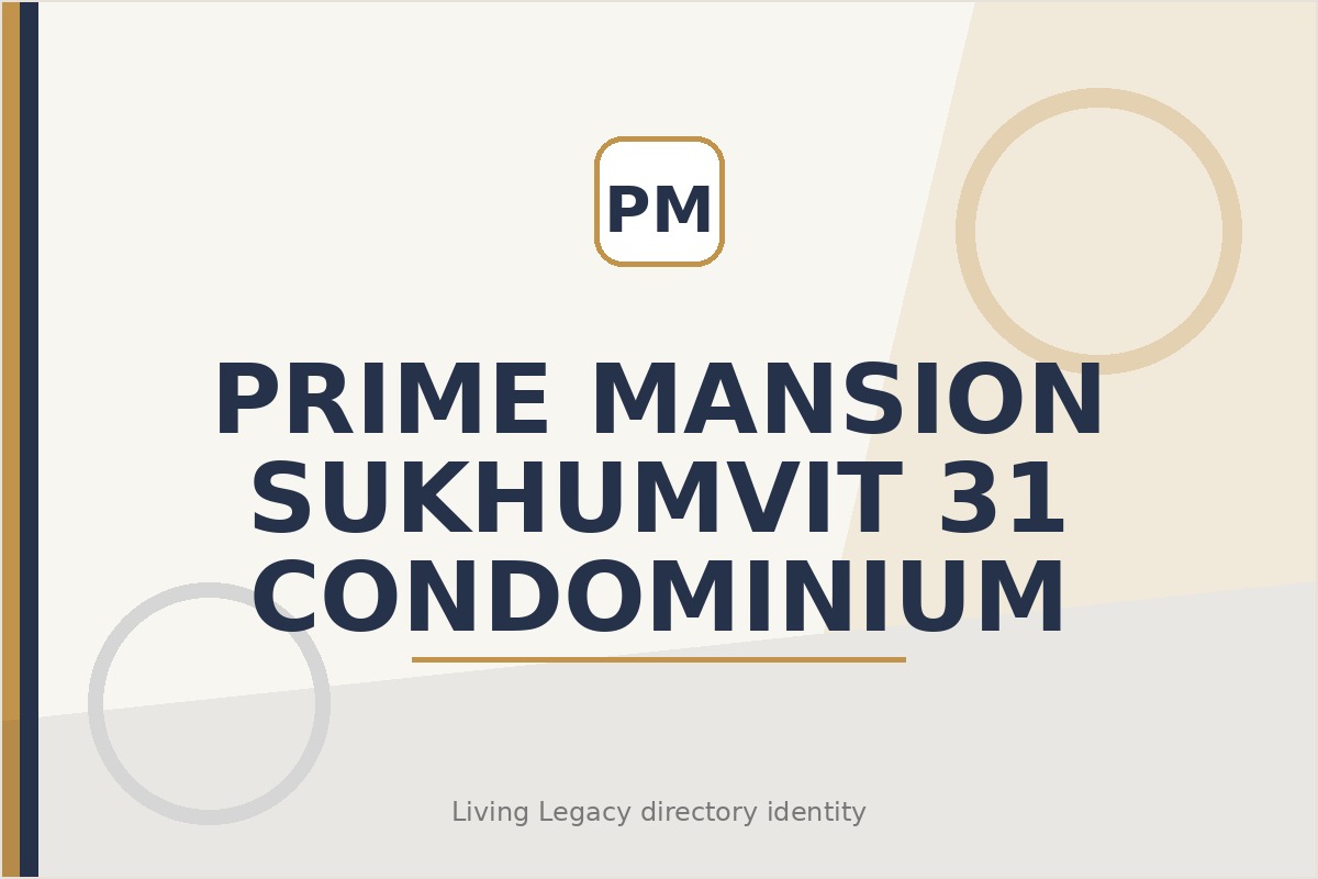 Prime Mansion Sukhumvit 31 Condominium project