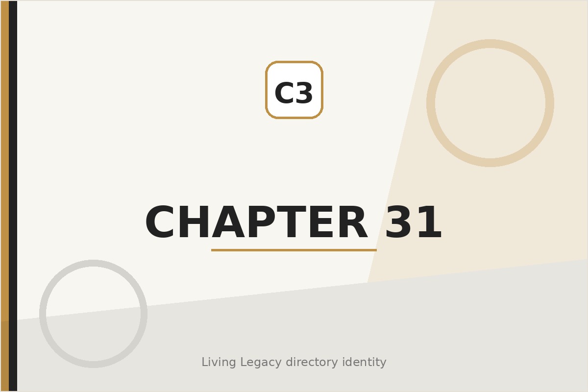 Chapter 31 project