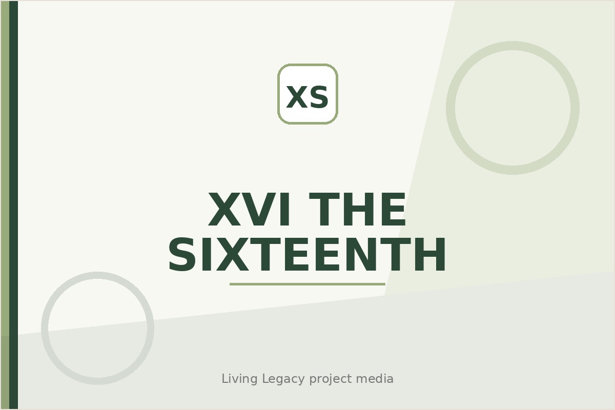 XVI The Sixteenth project