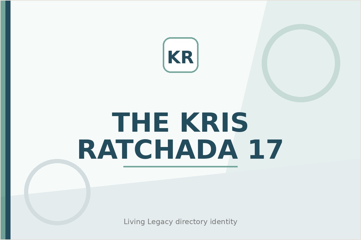 The Kris Ratchada 17 project
