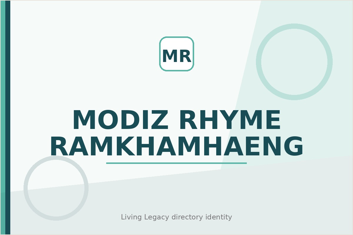 Modiz Rhyme Ramkhamhaeng project