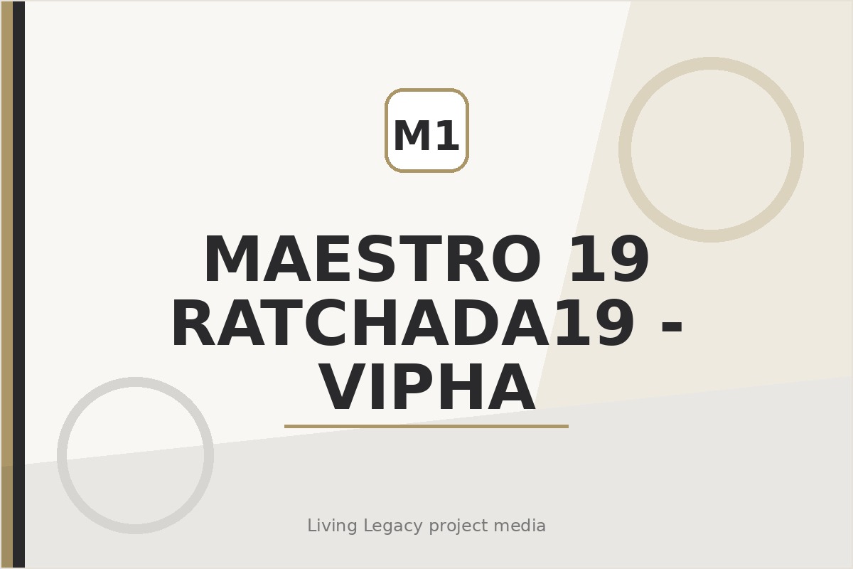 Maestro 19 Ratchada19 - Vipha project