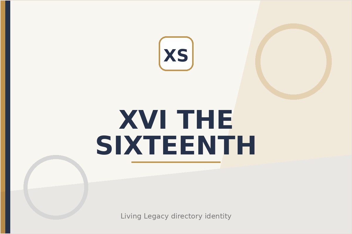 XVI The Sixteenth project