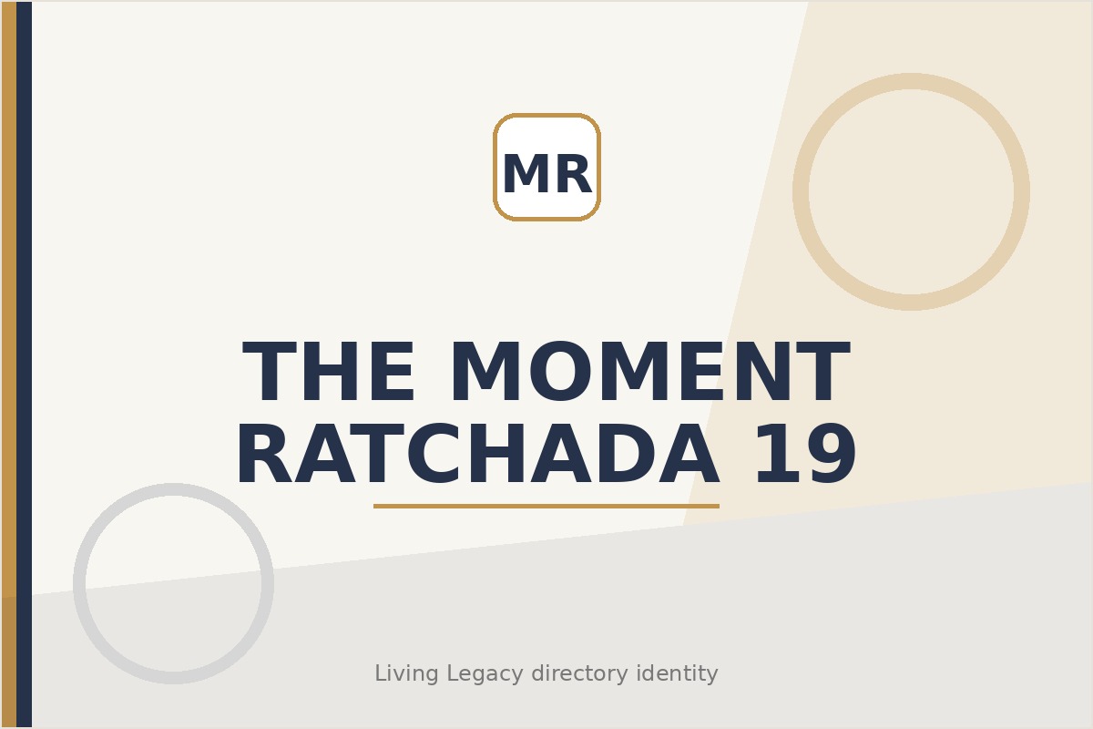 The Moment Ratchada 19 project