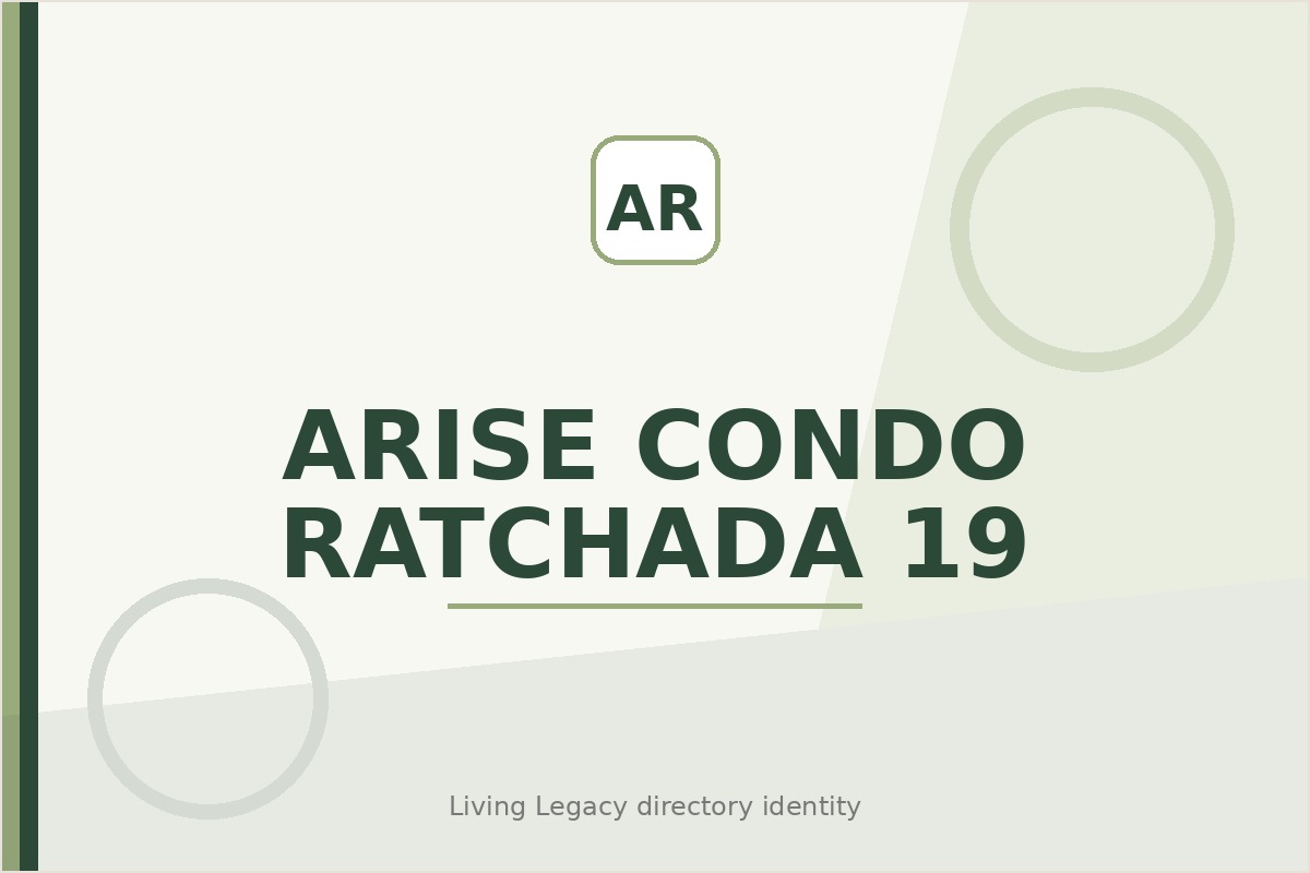 Arise Condo Ratchada 19 project
