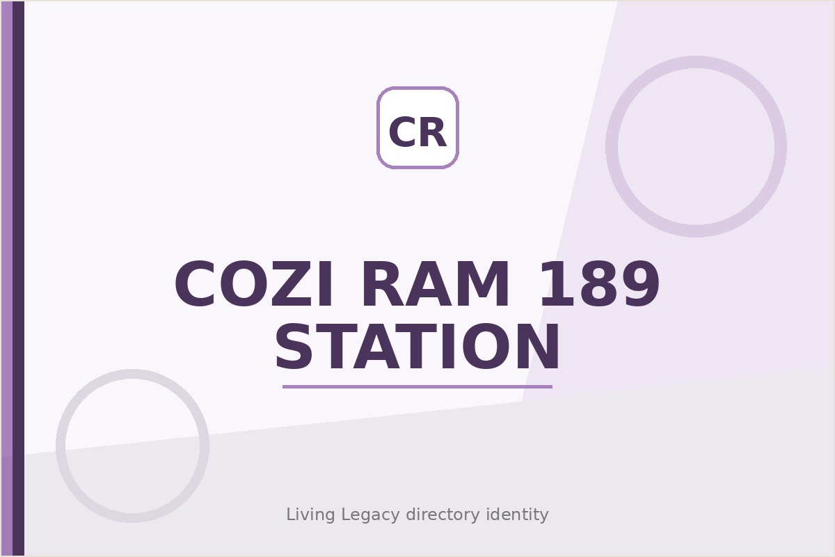 Cozi Ram 189 Station project
