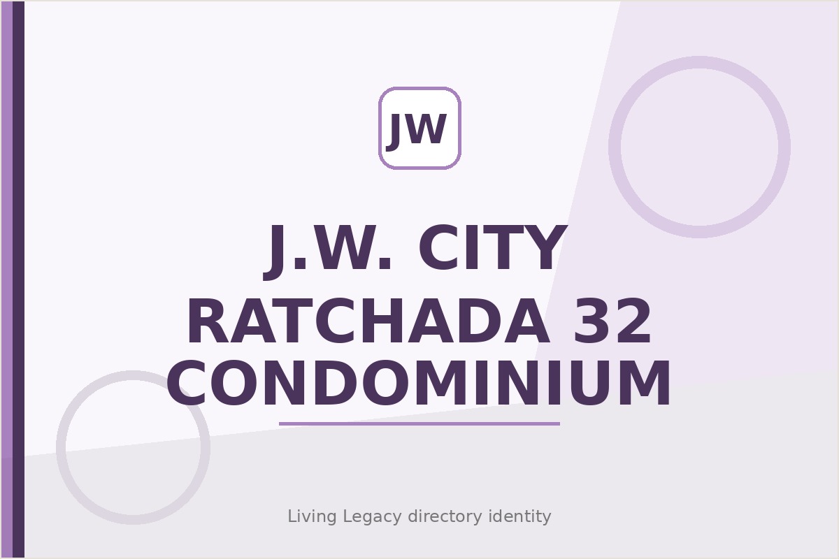 J.W. City Ratchada 32 Condominium project