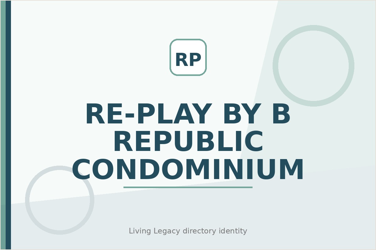 Re-Play By B Republic Condominium project