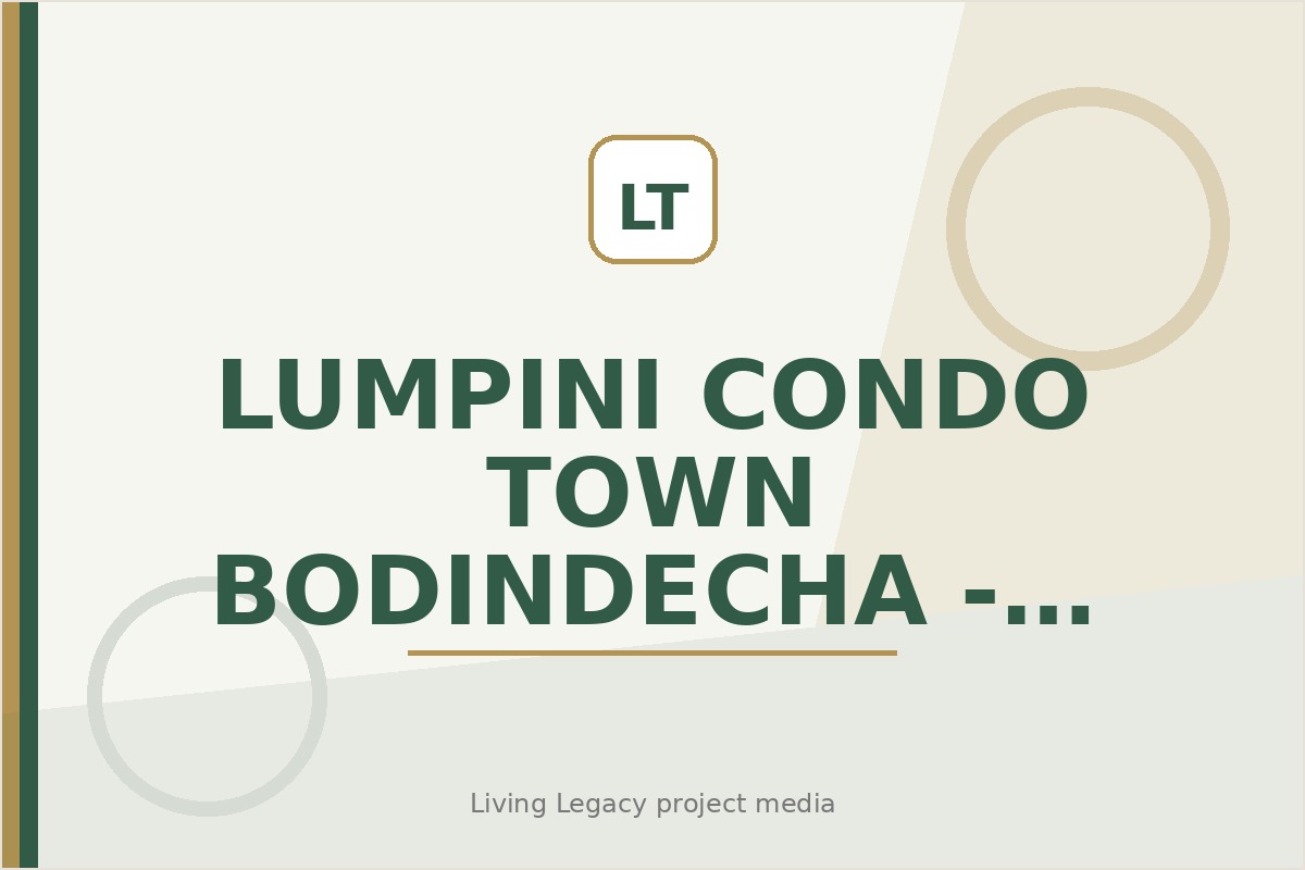 Lumpini Condo Town Bodindecha - Ramkhamhaeng