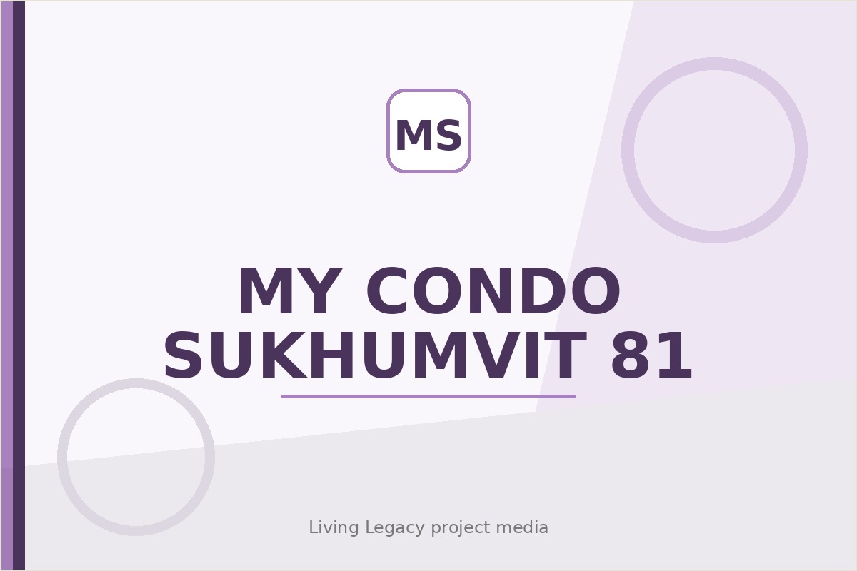 My Condo Sukhumvit 81 project