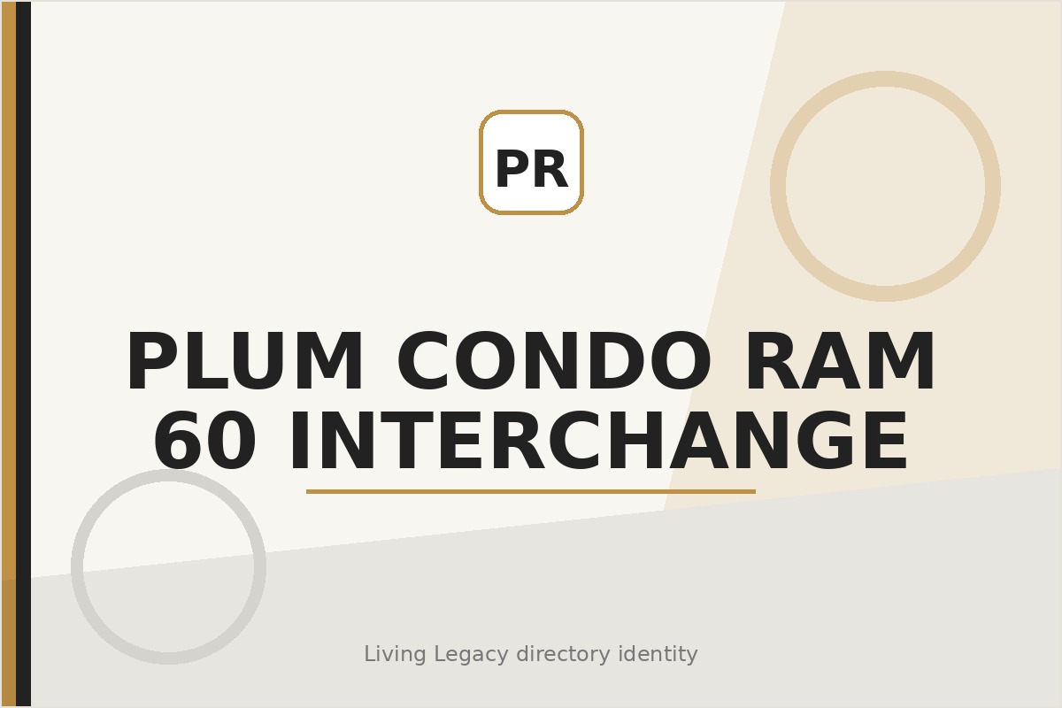 Plum Condo Ram 60 Interchange project