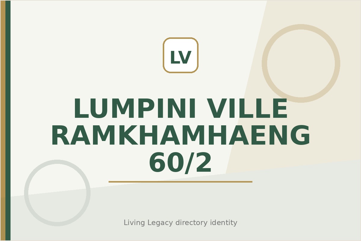 Lumpini Ville Ramkhamhaeng 60/2 project