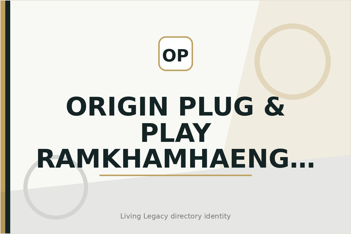 Origin Plug & Play Ramkhamhaeng Triple Station project