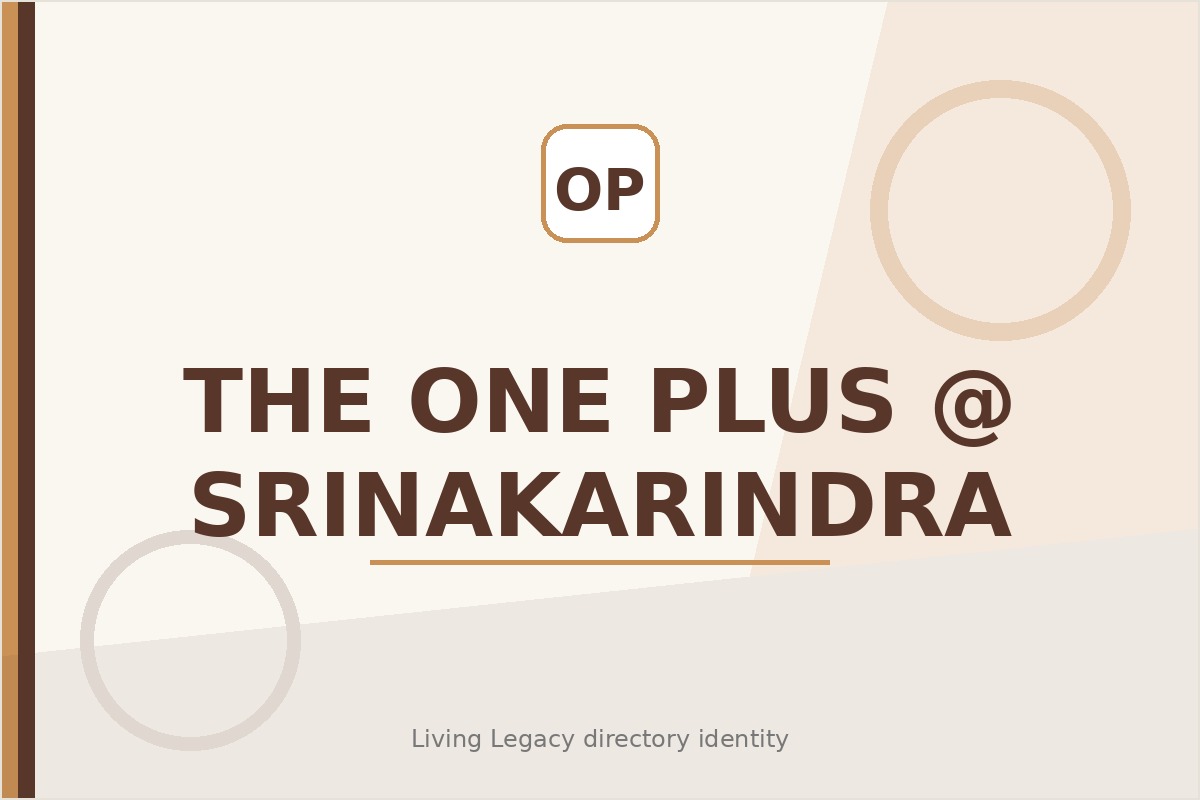 The One Plus @ Srinakarindra project