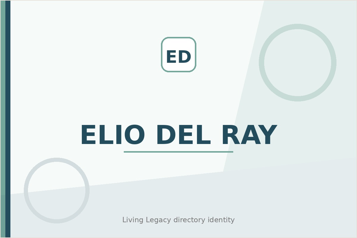 Elio Del Ray