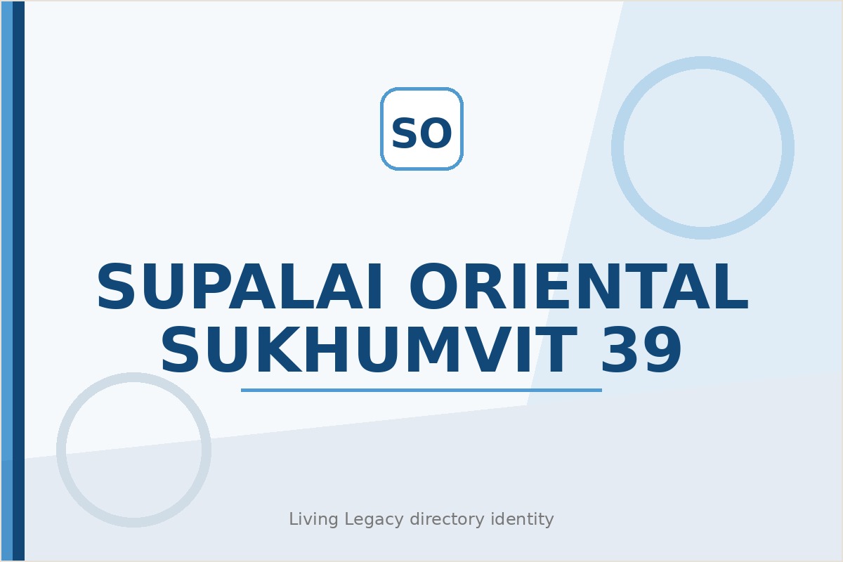 Supalai Oriental Sukhumvit 39 project