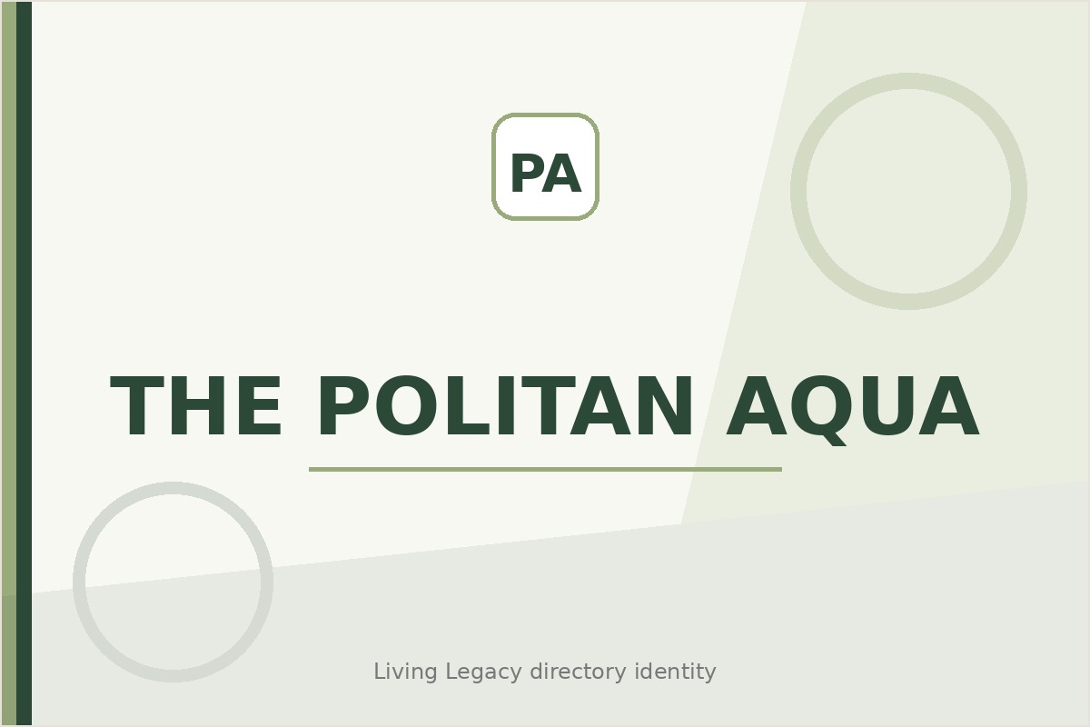 The Politan Aqua project