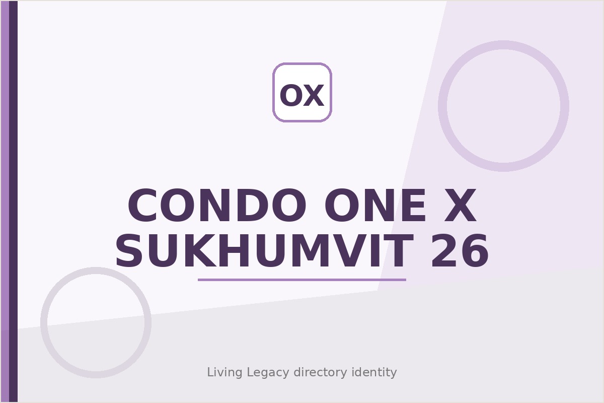 Condo One X Sukhumvit 26 project