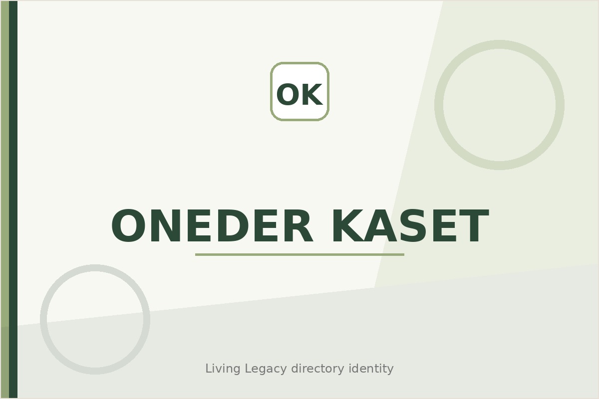 Oneder Kaset project