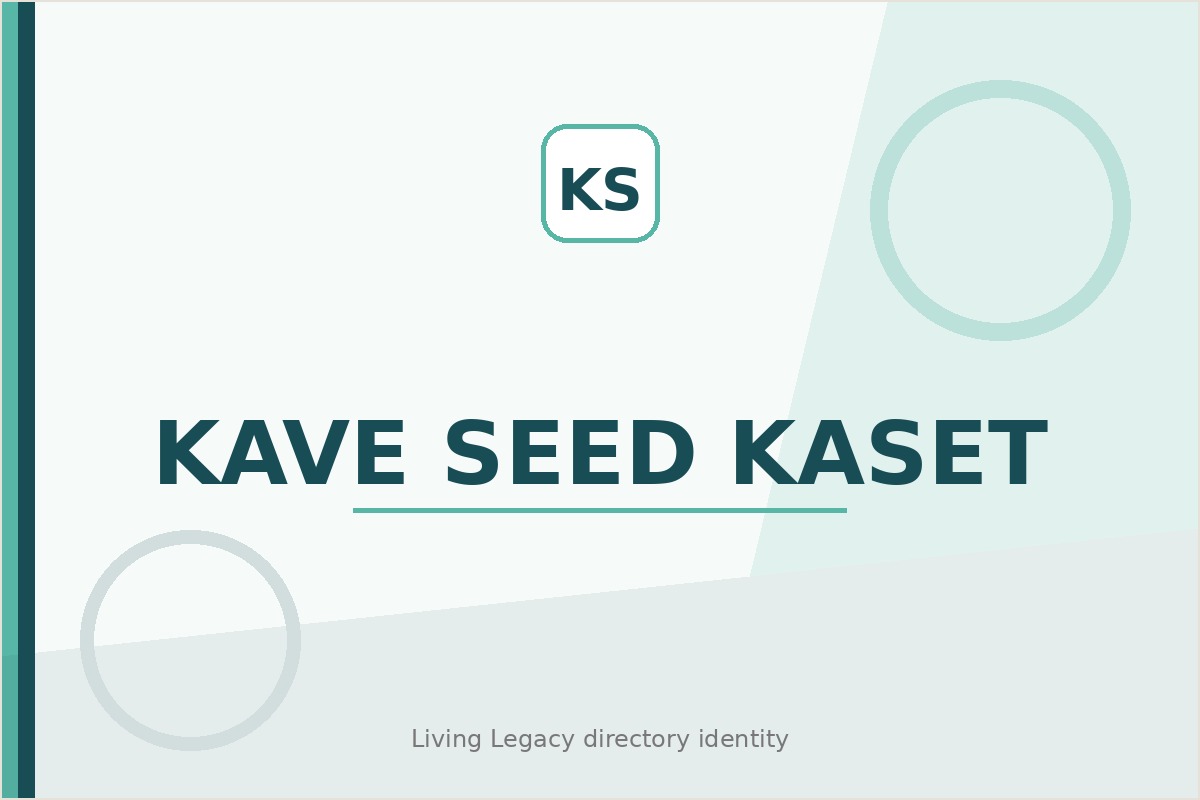 Kave Seed Kaset project