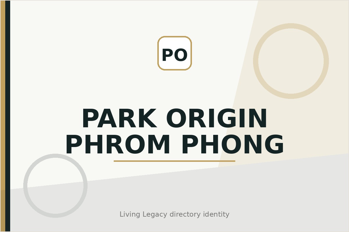 Park Origin Phrom Phong