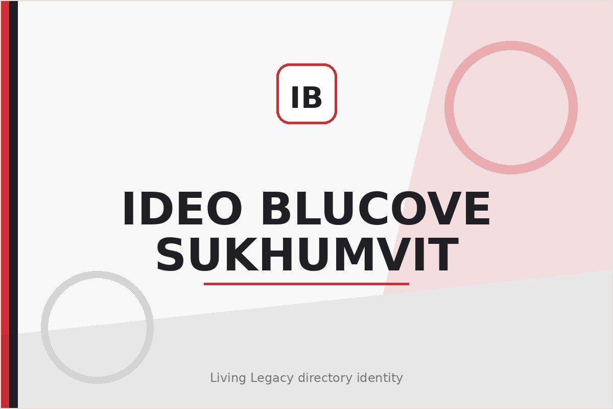 IDEO Blucove Sukhumvit project