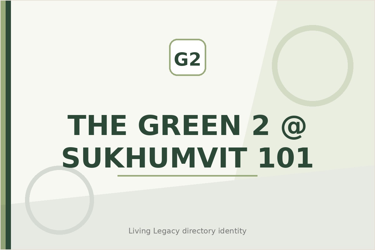 The Green 2 @ Sukhumvit 101 project