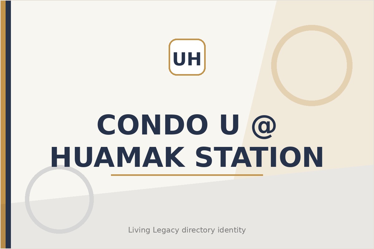 Condo U @ Huamak Station project
