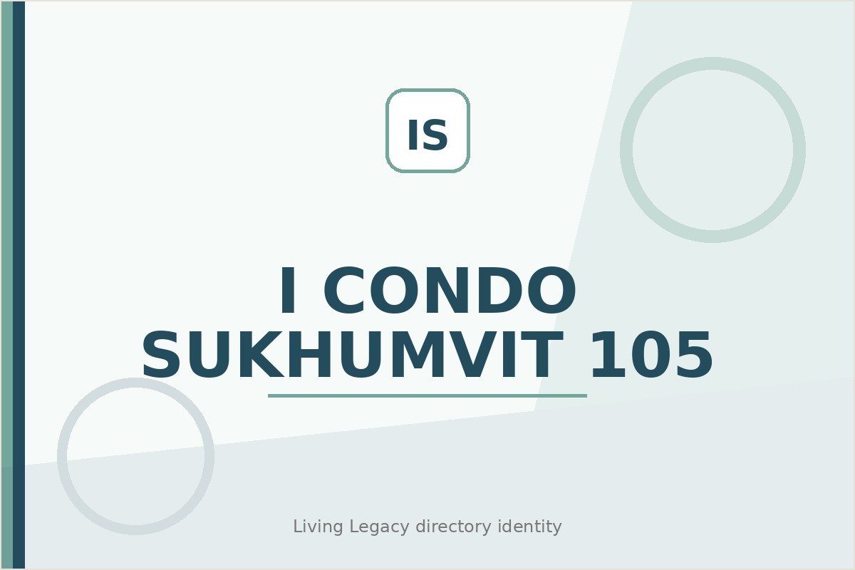 I CONDO Sukhumvit 105 project