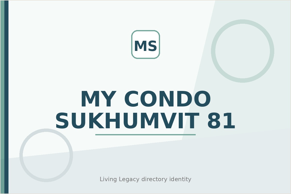 My Condo Sukhumvit 81 project
