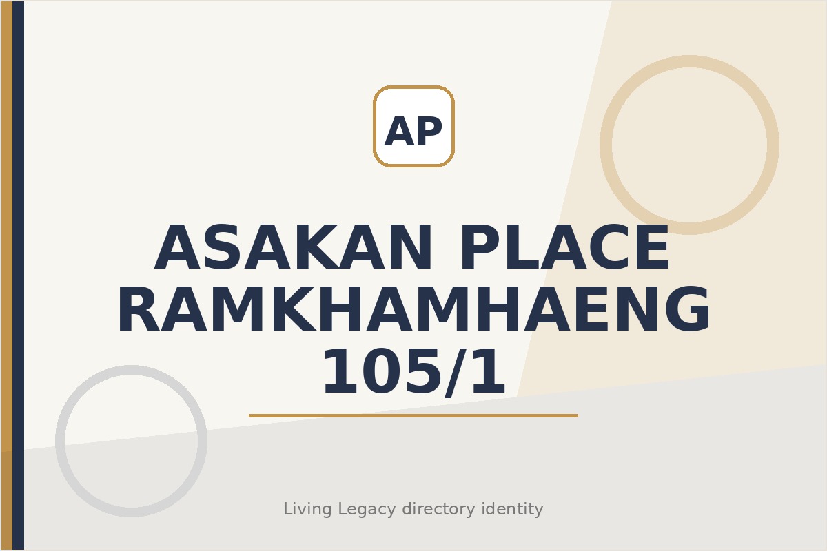 Asakan Place Ramkhamhaeng 105/1 project