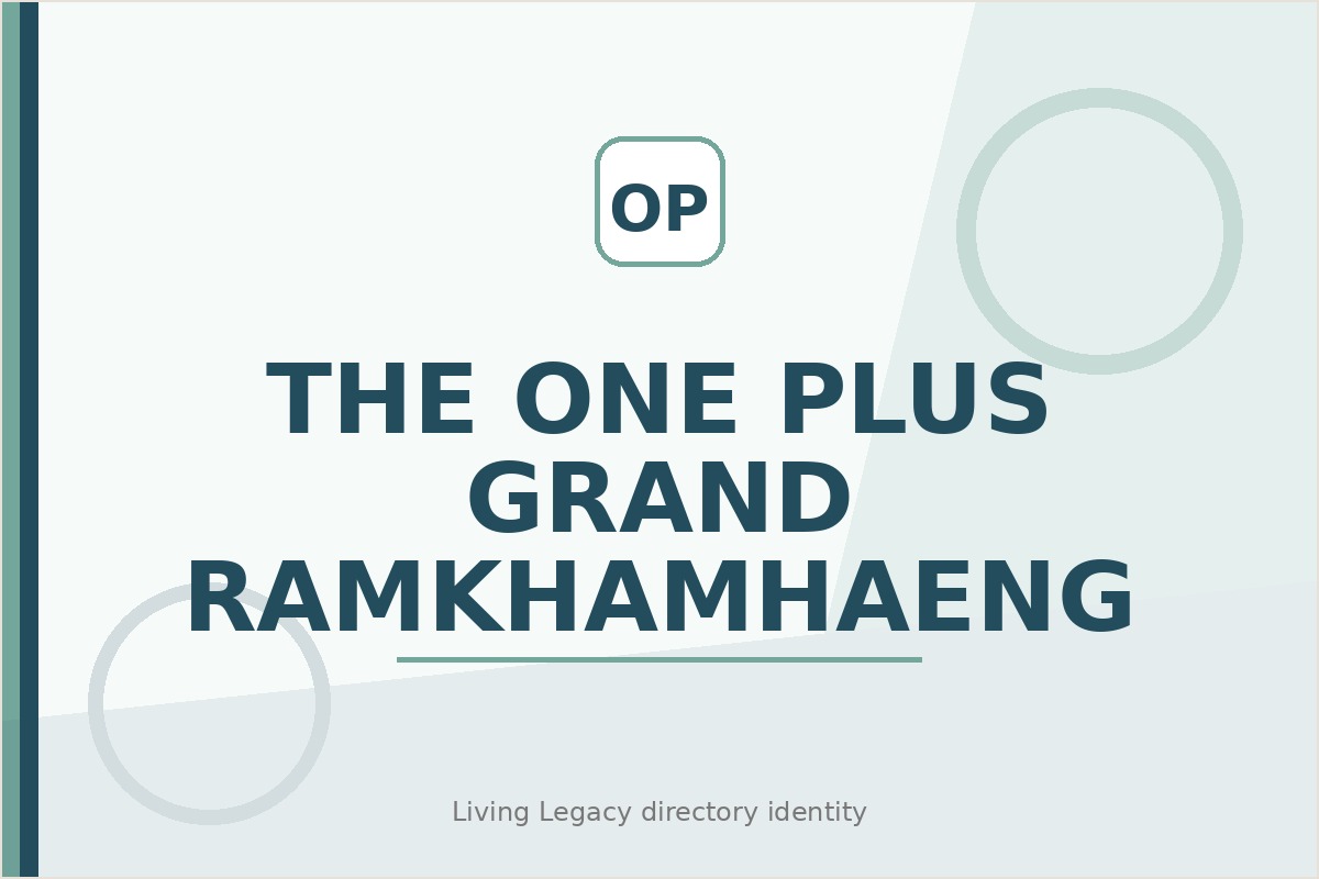 The One Plus Grand Ramkhamhaeng project