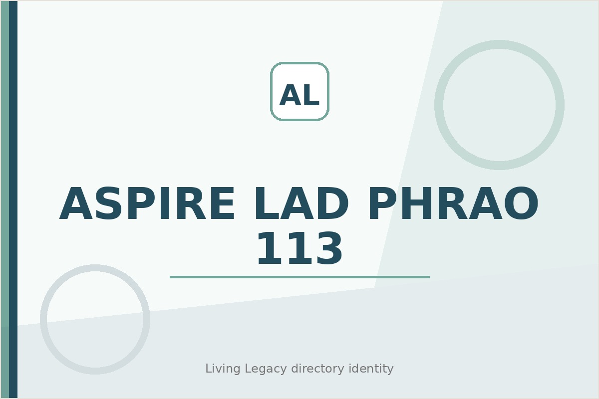 Aspire Lad Phrao 113 project