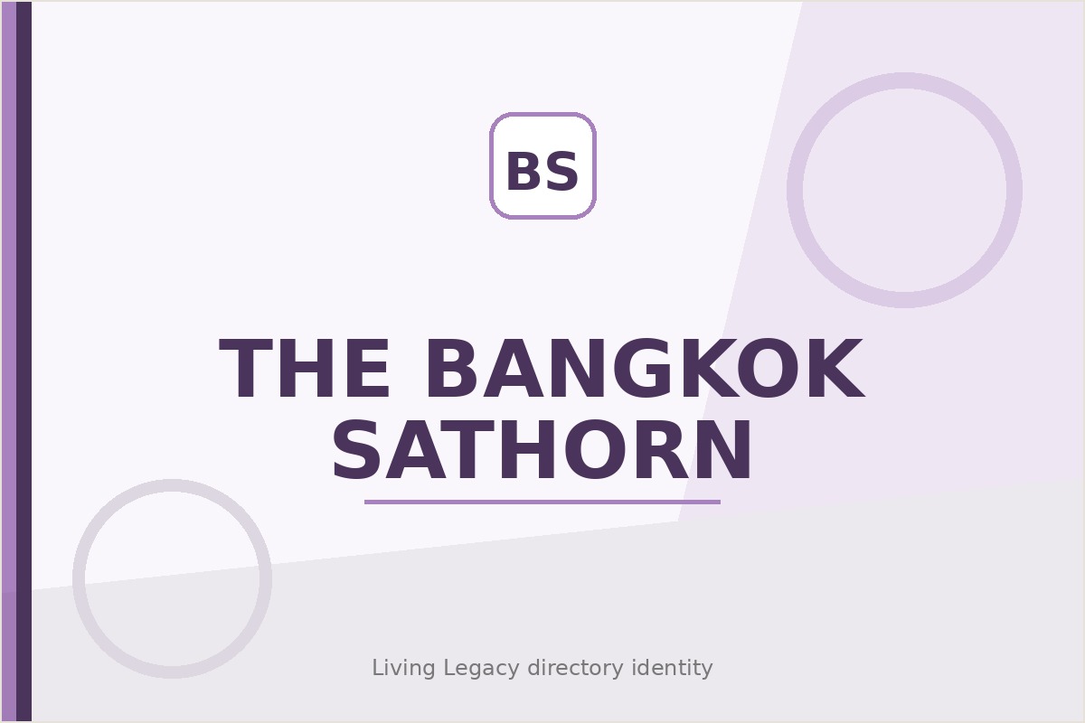 The Bangkok Sathorn project