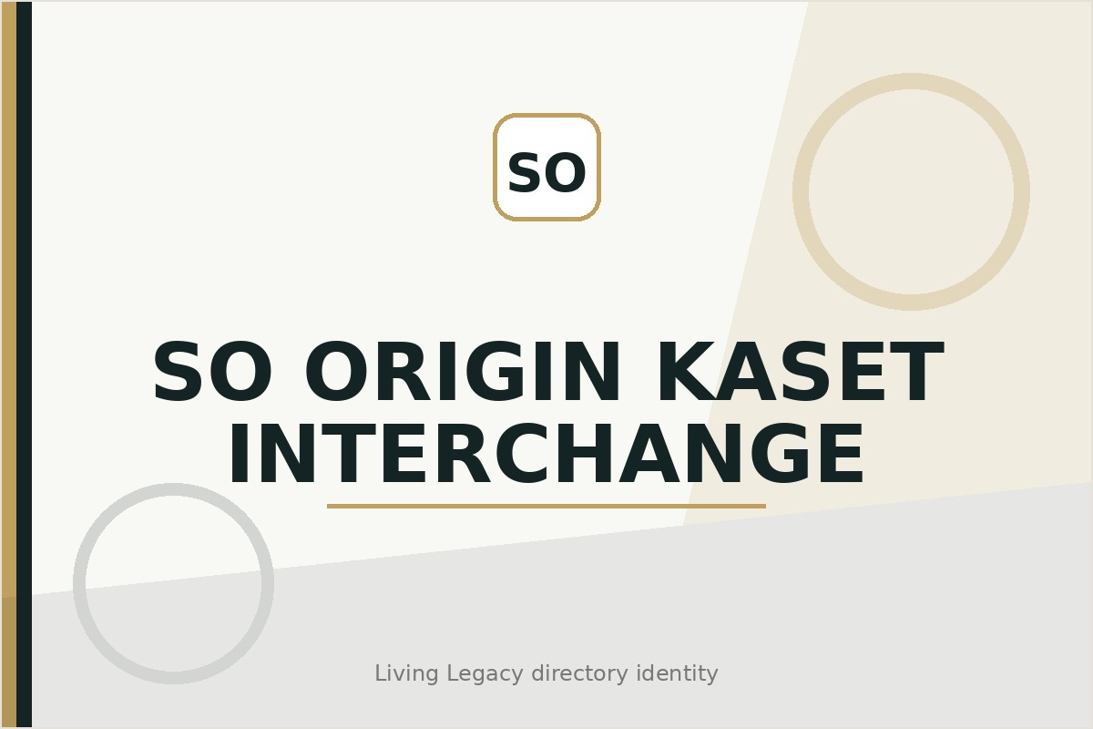 So Origin Kaset Interchange project