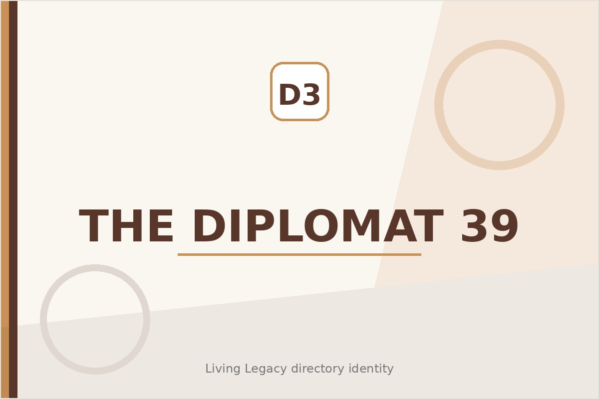 The Diplomat 39 project