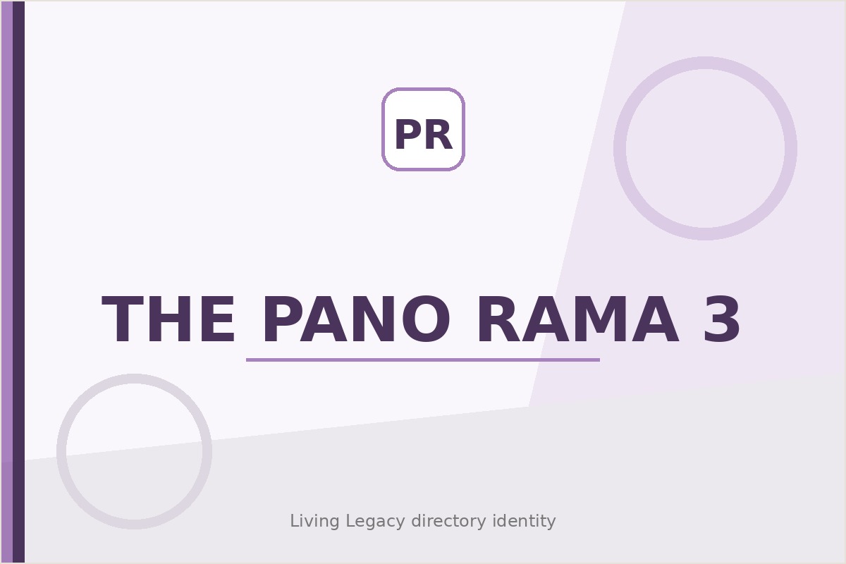 The Pano Rama 3 project