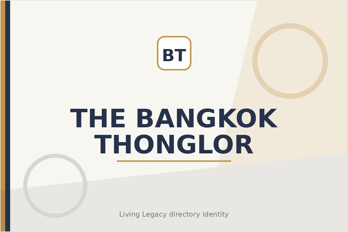 The Bangkok Thonglor project