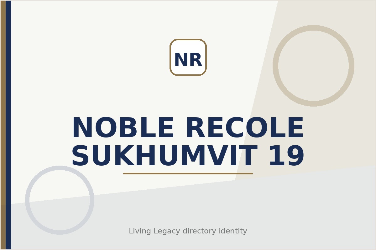Noble Recole Sukhumvit 19 project