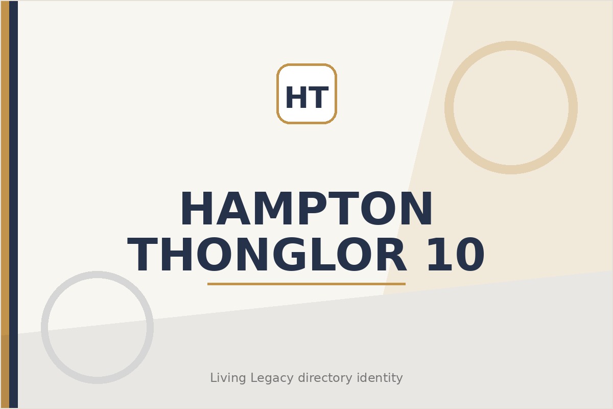 Hampton Thonglor 10 project
