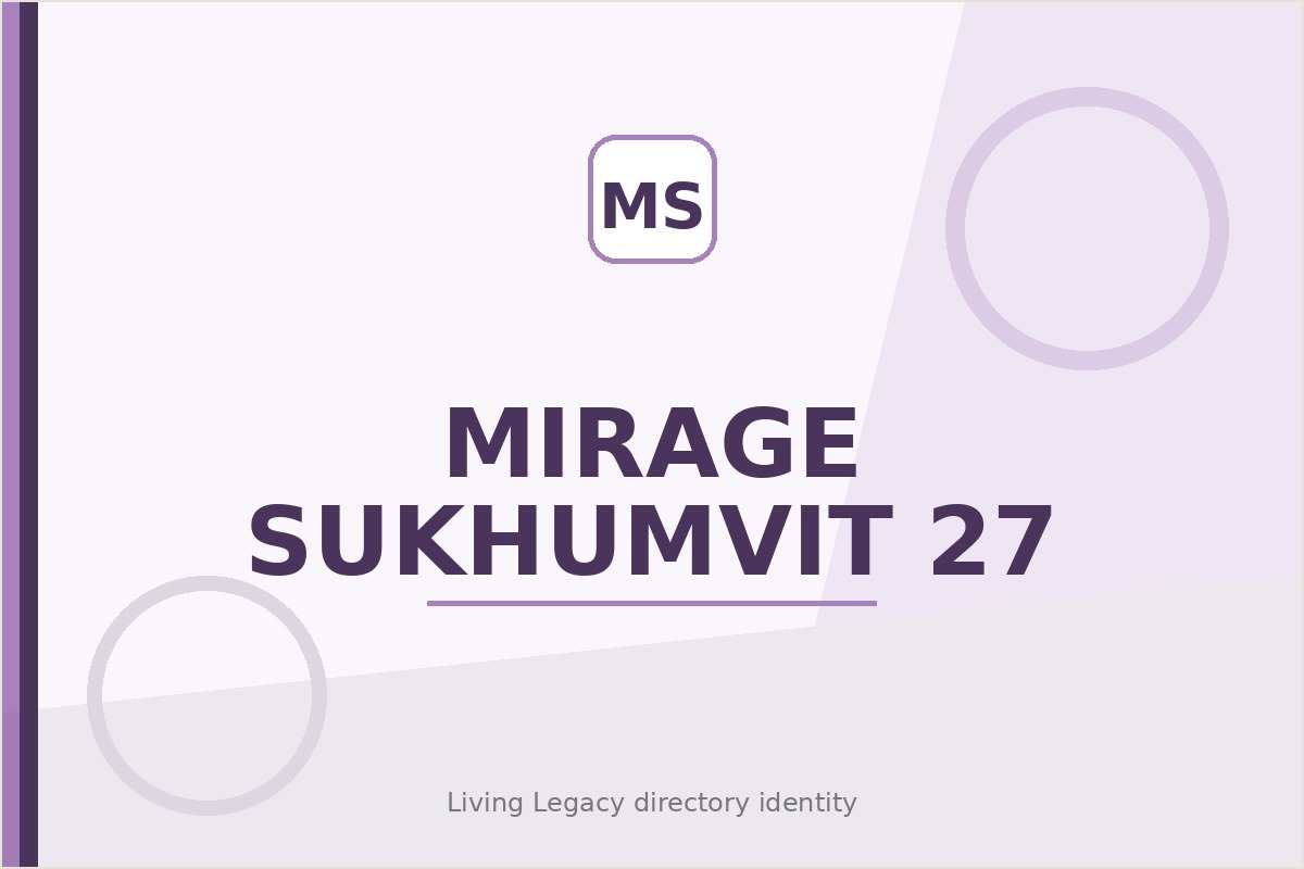Mirage Sukhumvit 27 project